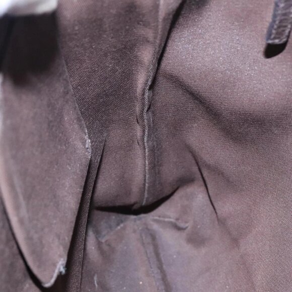 GUCCI GG Canvas Abbey Shoulder Bag Outlet Dark Brown Silver 268642 Auth bs20652 - Picture 12 of 16